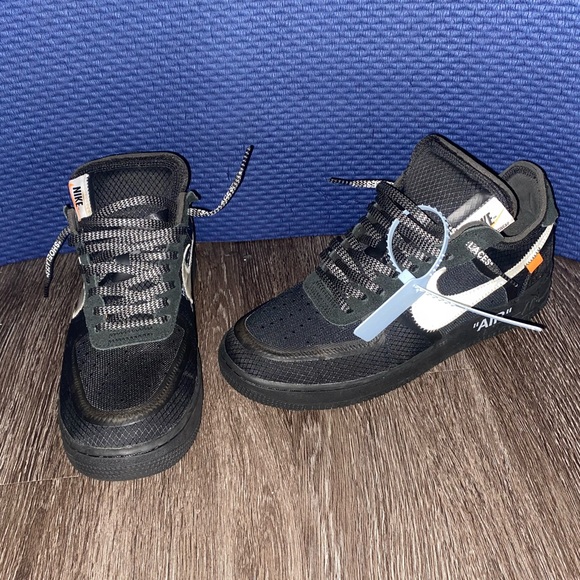 Nike Air Force 1 low Off-White black/white - Picture 2 of 13